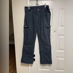 Women’s Kuhl Hiking Cargo Pants Black Size 14
